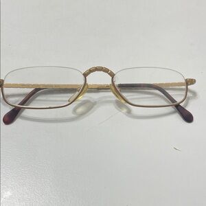 Optical Affair Christian Roth 77 series 6303 handmade IGold and Brown Eyeglasses